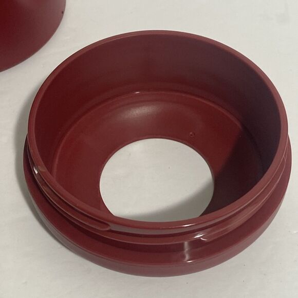 Curtis Stone Wine Chiller in Burgundy Red NEW Screw Top Insulated Rubber Bottom - Picture 6 of 7